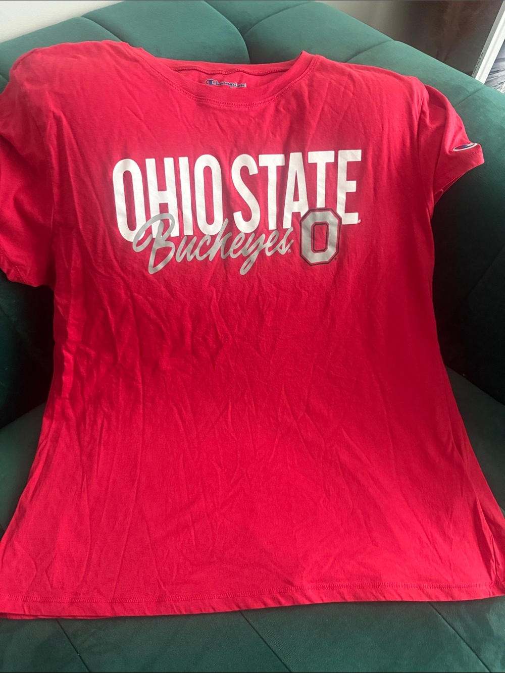 Champion Ohio State Buckeyes Red Short Sleeve Tee